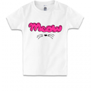 Детская футболка Мяу