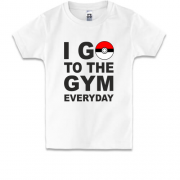 Дитяча футболка Go to the gym