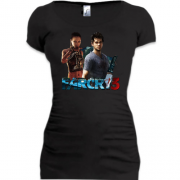 Женская удлиненная футболка Far Cry 3 (2)