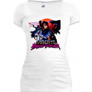 Женская удлиненная футболка Farcry 3 Blood Dragon