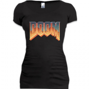 Женская удлиненная футболка DOOM
