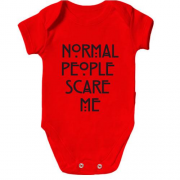 Детское боди Normal peoplle scare me