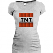 Женская удлиненная футболка Minecraft TNT