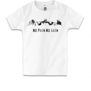 Детская футболка No pain - no gain (4)
