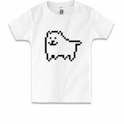 Детская футболка Undertale game dog (2)
