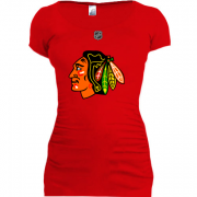 Женская удлиненная футболка Chicago Blackhawks