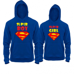 Парные толстовки Super-boy&Super-girl-2