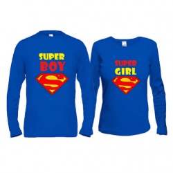 Парные лонгсливы Super-boy&Super-girl-2