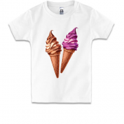 Детская футболка Ice Cream Couple