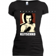 Женская удлиненная футболка Виталий Кличко