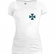 Женская удлиненная футболка с эмблемой Службы Безопасности Украи