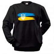 Світшот з гербом України і фарбами