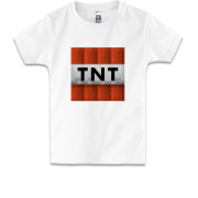 Детская футболка Minecraft TNT