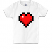 Детская футболка Minecraft heart