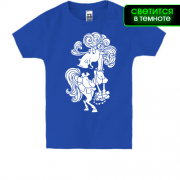Дитяча футболка Гламурна конячка