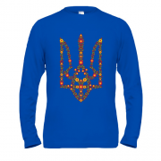 Лонгслив с цветочным гербом Украины (2)