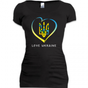 Подовжена футболка Love Ukraine