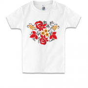 Детская футболка с петриковской росписью (3)