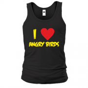 Чоловіча майка I love Angry Birds