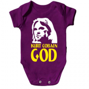 Детское боди Kurt Cobain is god