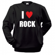 Свитшот I love Rock