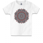 Дитяча футболка з круглим мереживним орнаментом