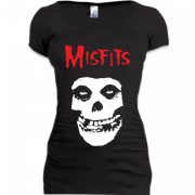 Женская удлиненная футболка Misfits