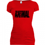 Женская удлиненная футболка Animal Stak