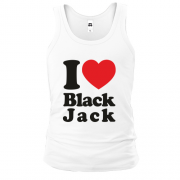 Чоловіча майка I love Black Jack