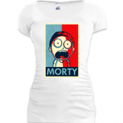 Подовжена футболка з Морти
