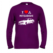 Чоловічий лонгслів I love mitsubishi