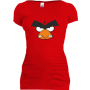 Женская удлиненная футболка Angry bird 3