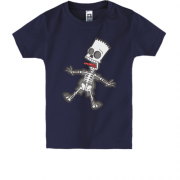 Детская футболка с Бартом Симпсоном под напряжением