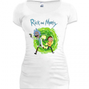 Подовжена футболка Rick and Morty