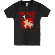 Детская футболка на Хэллоуин с отрезанной рукой