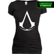 Женская удлиненная футболка Assassin
