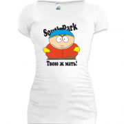Женская удлиненная футболка South Park (Cartman, твою ж мать!)