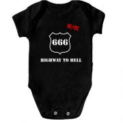 Дитячий боді AC/DC - Highway to hell