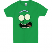 Детская футболка pickle Rick (рожица)