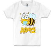 Детская футболка Пчелка дочка