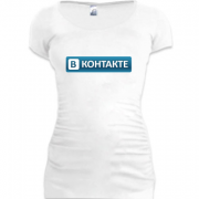Женская удлиненная футболка В Контакте