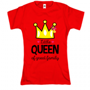 Футболка Little queen af great family