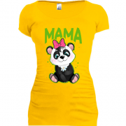 Подовжена футболка з пандой (мама)