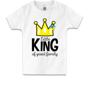 Дитяча футболка Little king af great family