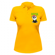 Жіноча футболка-поло з пандой (мама)