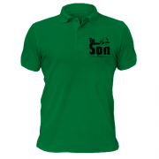 Чоловіча футболка-поло The son (family)