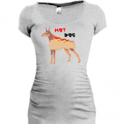 Подовжена футболка Hot dog