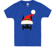 Детская футболка Бэтмен в шапке Санты