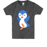 Дитяча футболка з веселим пінгвіном