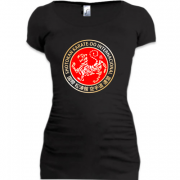 Женская удлиненная футболка Shotokan Karate